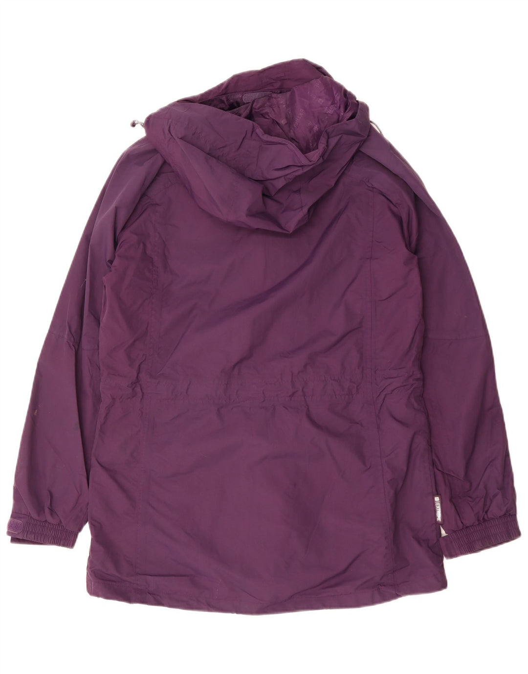 Jaqueta de chuva feminina com capuz Mountain Warehouse UK 12 nylon roxo médio