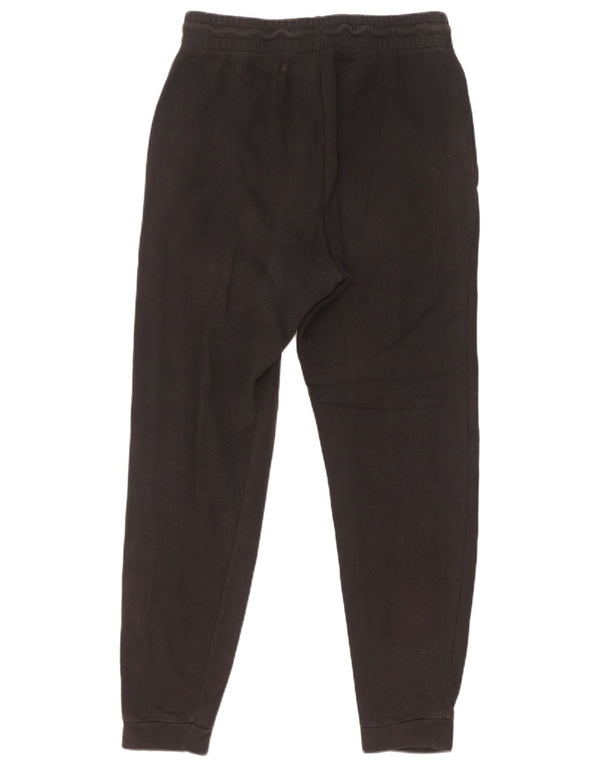 Reebok Mens Treino Calças Joggers Pequeno Algodão Preto