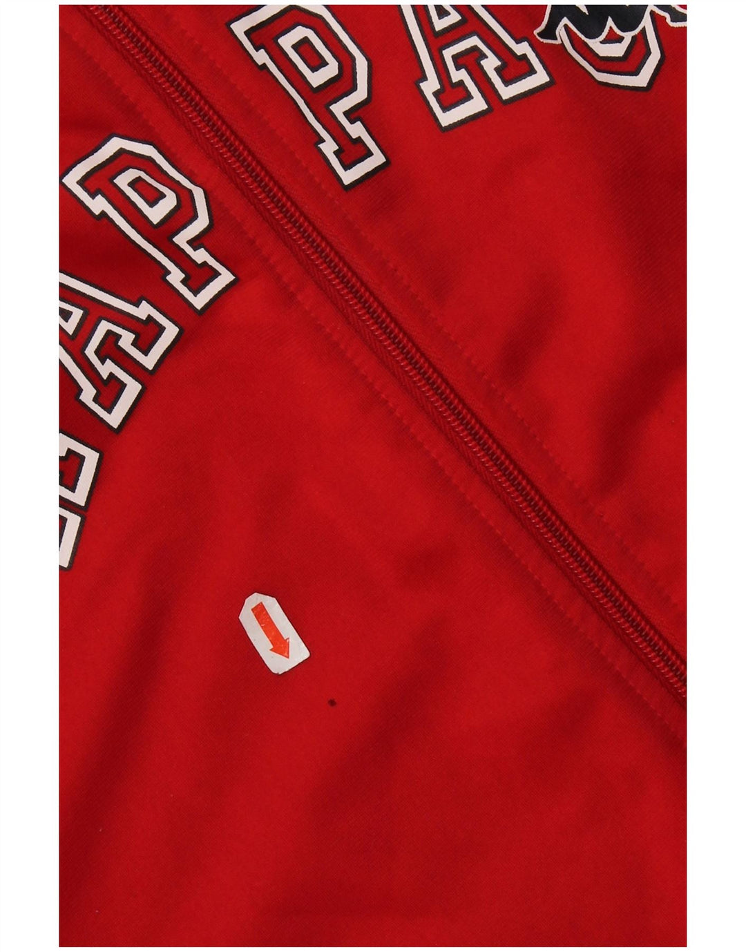 Kappa Mens Graphic Tracksuit Top Jaqueta XL Poliéster Vermelho