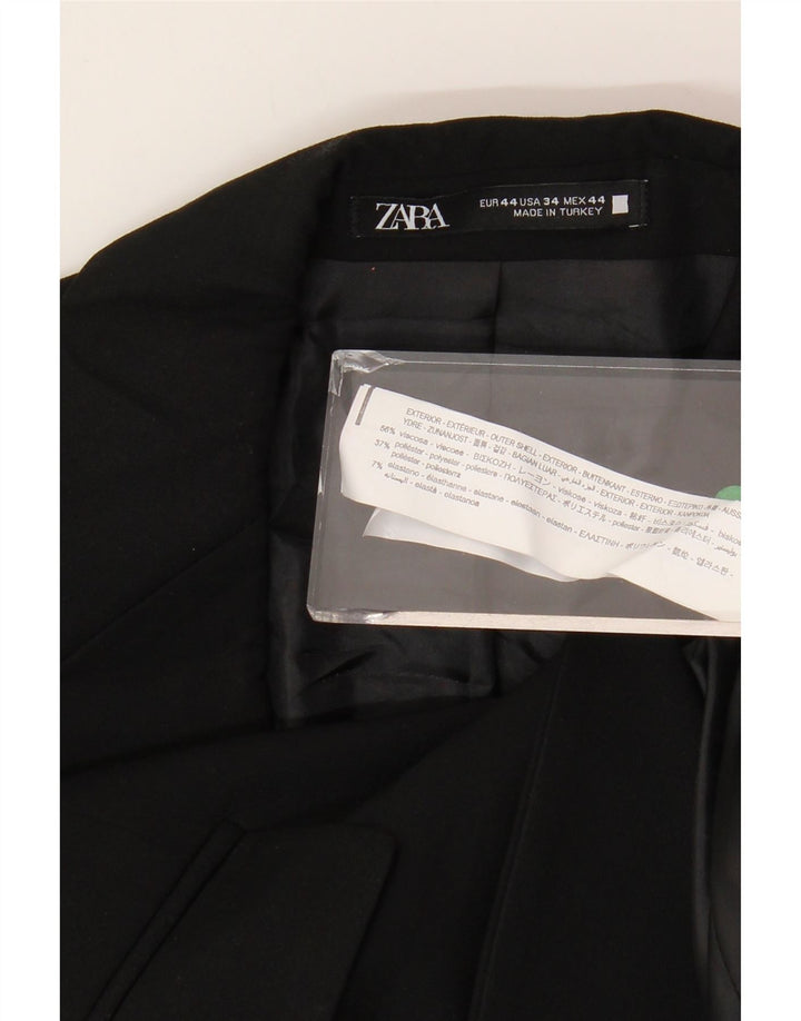 Jaqueta blazer masculina ZARA com 2 botões EU 44 XS azul marinho viscose