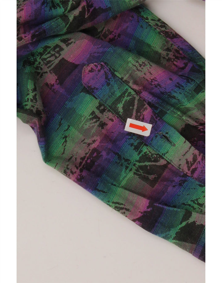 EMOZIONI Camiseta masculina abstrata padrão grande algodão multicolorido