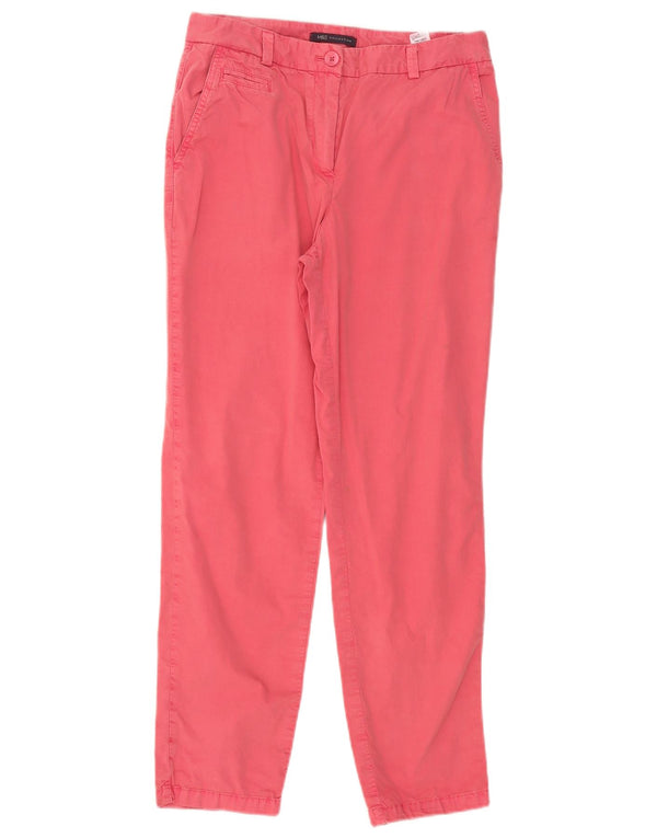 Calça Chino Feminina Marks & Spencer Slim UK 10 Pequeno W30 L28 Algodão Rosa