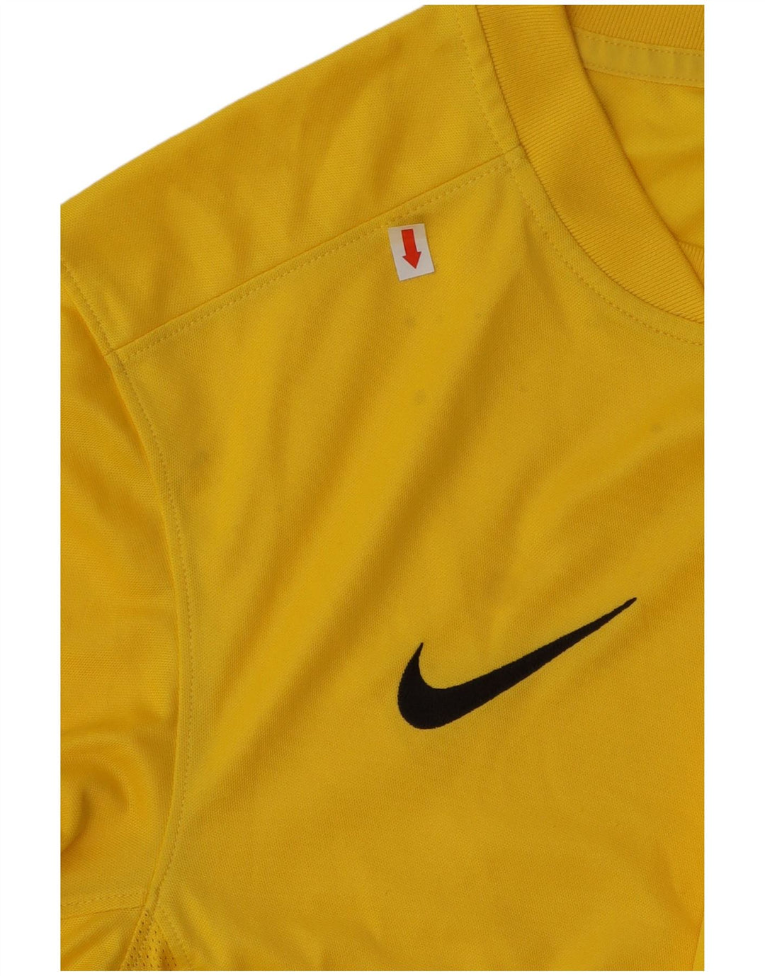 Camiseta masculina Nike Dri Fit Top poliéster amarelo médio