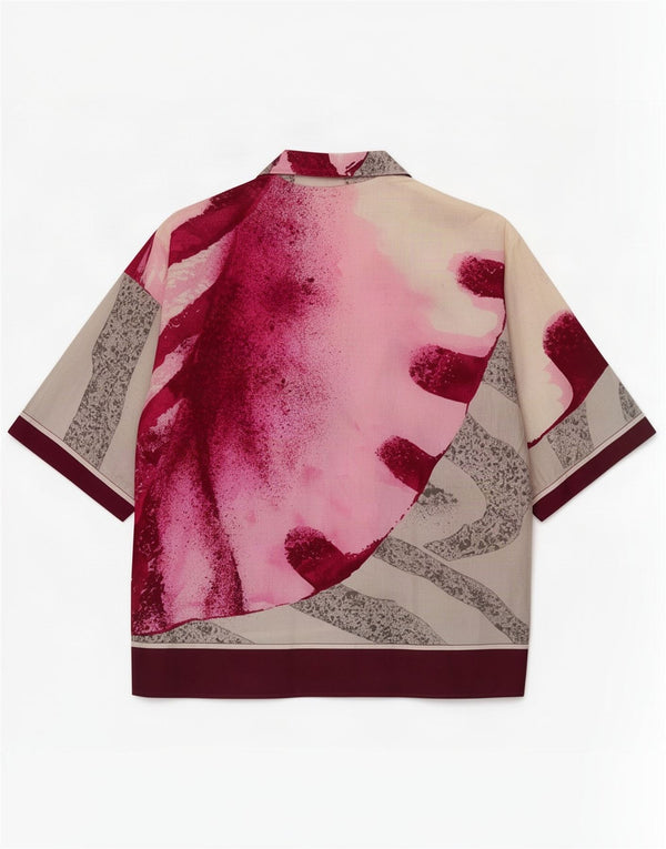 Top cardigã feminino vintage de manga curta Reino Unido 16 grande listrado multicolorido