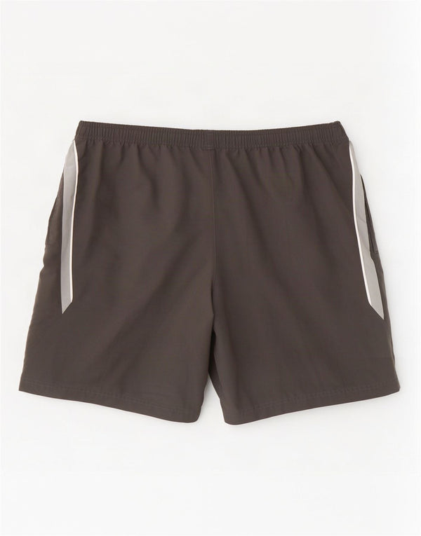 Shorts esportivos masculinos Reebok 2XL poliéster colorblock preto