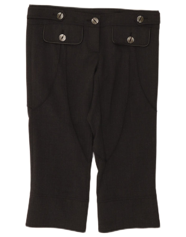 Calça capri feminina Patrizia Pepe IT 42 médio W30 L19 lã cinza