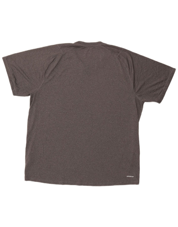 Camiseta Adidas Masculina Aeroready Graphic Top XL Cinza Poliéster