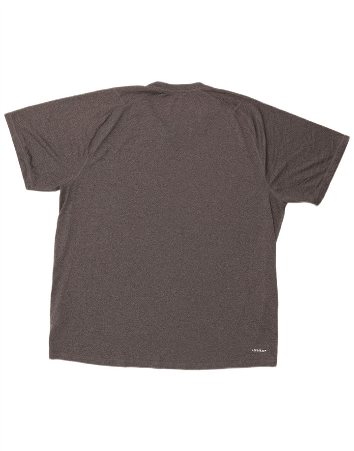 Camiseta Adidas Masculina Aeroready Graphic Top XL Cinza Poliéster