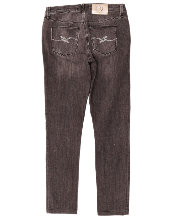 Trussardi Jeans Slim Feminino W28 L28 Cinza