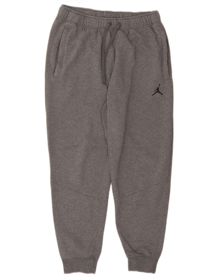 Calça de treino masculina Jordan Joggers cinza médio algodão