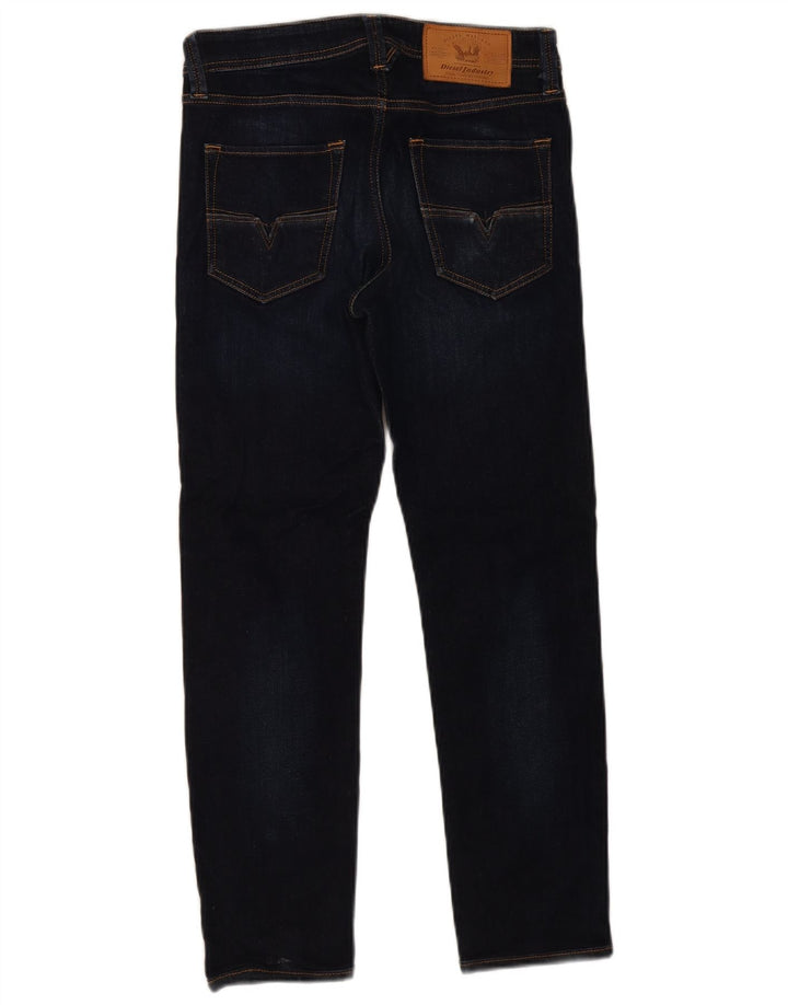 Jeans retos femininos Diesel W28 L28 azul marinho