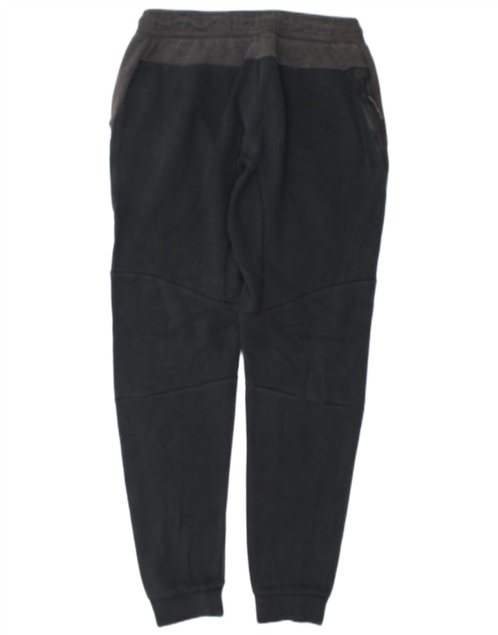 Calça de treino masculina Nike Joggers cinza médio algodão colorblock