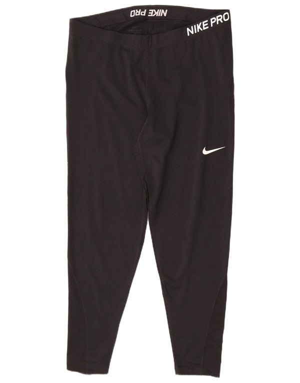 Leggings Nike Dri Fit Graphic Feminino UK 20 2XL Preto