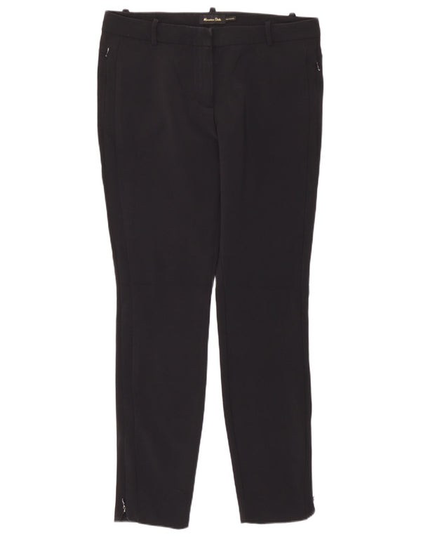 Calça skinny feminina Massimo Dutti W30 L28 preta poliamida
