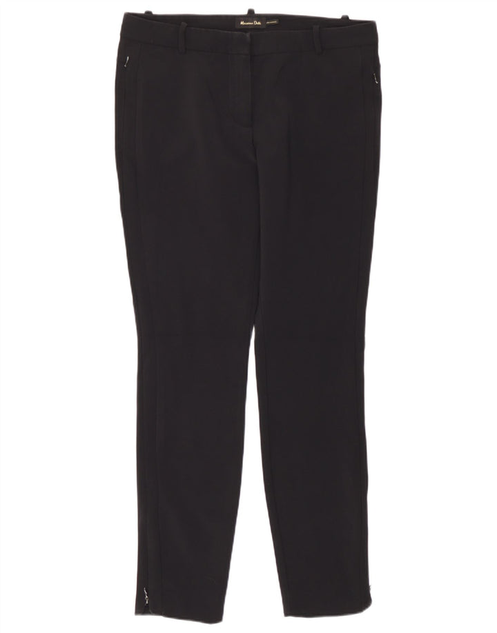 Calça skinny feminina Massimo Dutti W30 L28 preta poliamida