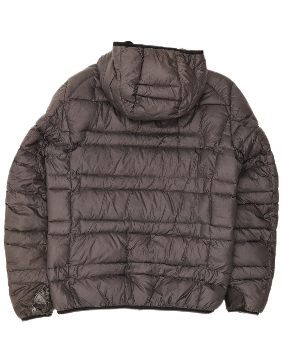 Jaqueta masculina acolchoada com capuz Blauer UK 40 grande poliamida cinza