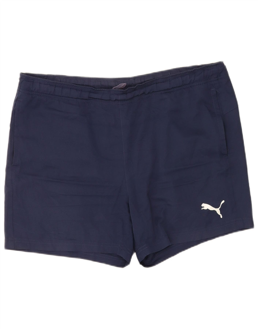 Shorts esportivos masculinos Puma grandes azul marinho