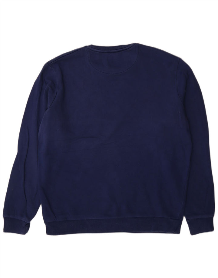 Lyle & Scott moletom masculino jumper grande algodão azul