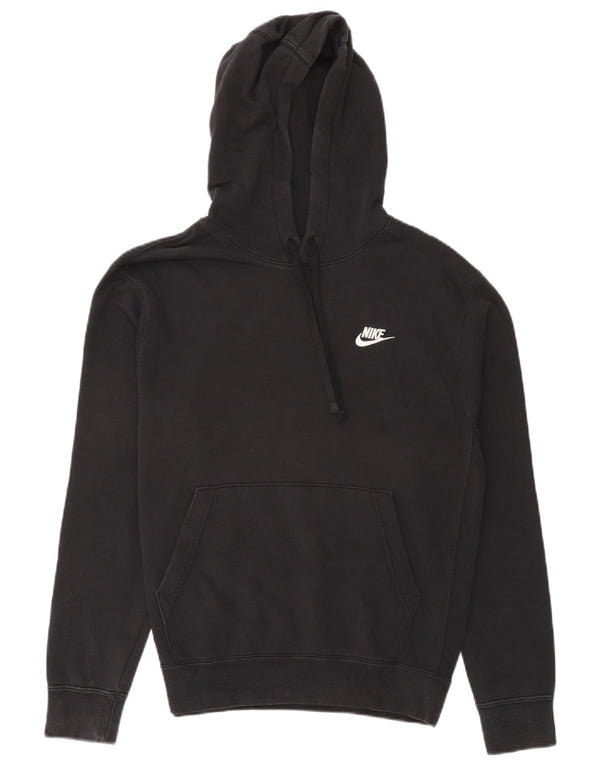 Nike Mens Hoodie Jumper Pequeno Algodão Preto