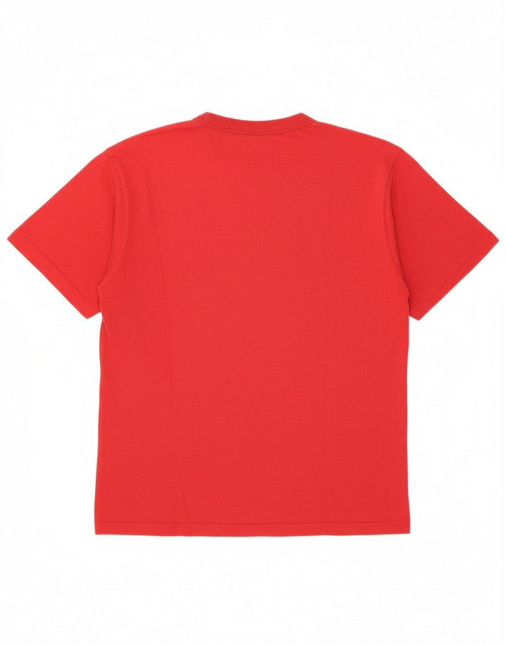 Camiseta masculina CHAMPION Top médio algodão vermelho