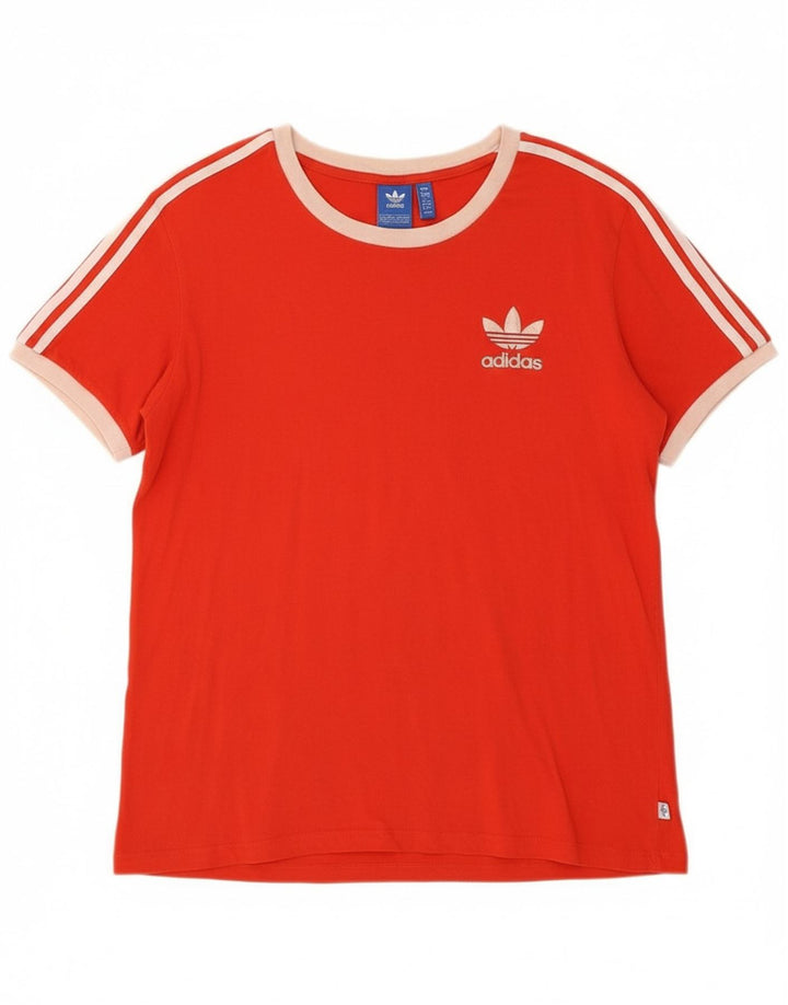 Camiseta Adidas Feminina Top UK 12 Médio Algodão Vermelho