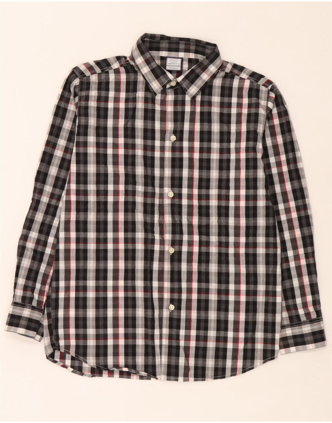 Camisa Izod Meninos 14-15 Anos XL Algodão Xadrez Multicolorido