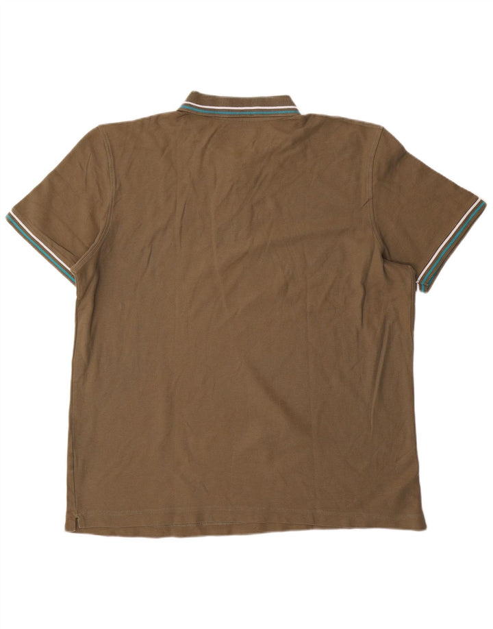 Camisa polo masculina Lotto XL algodão cáqui