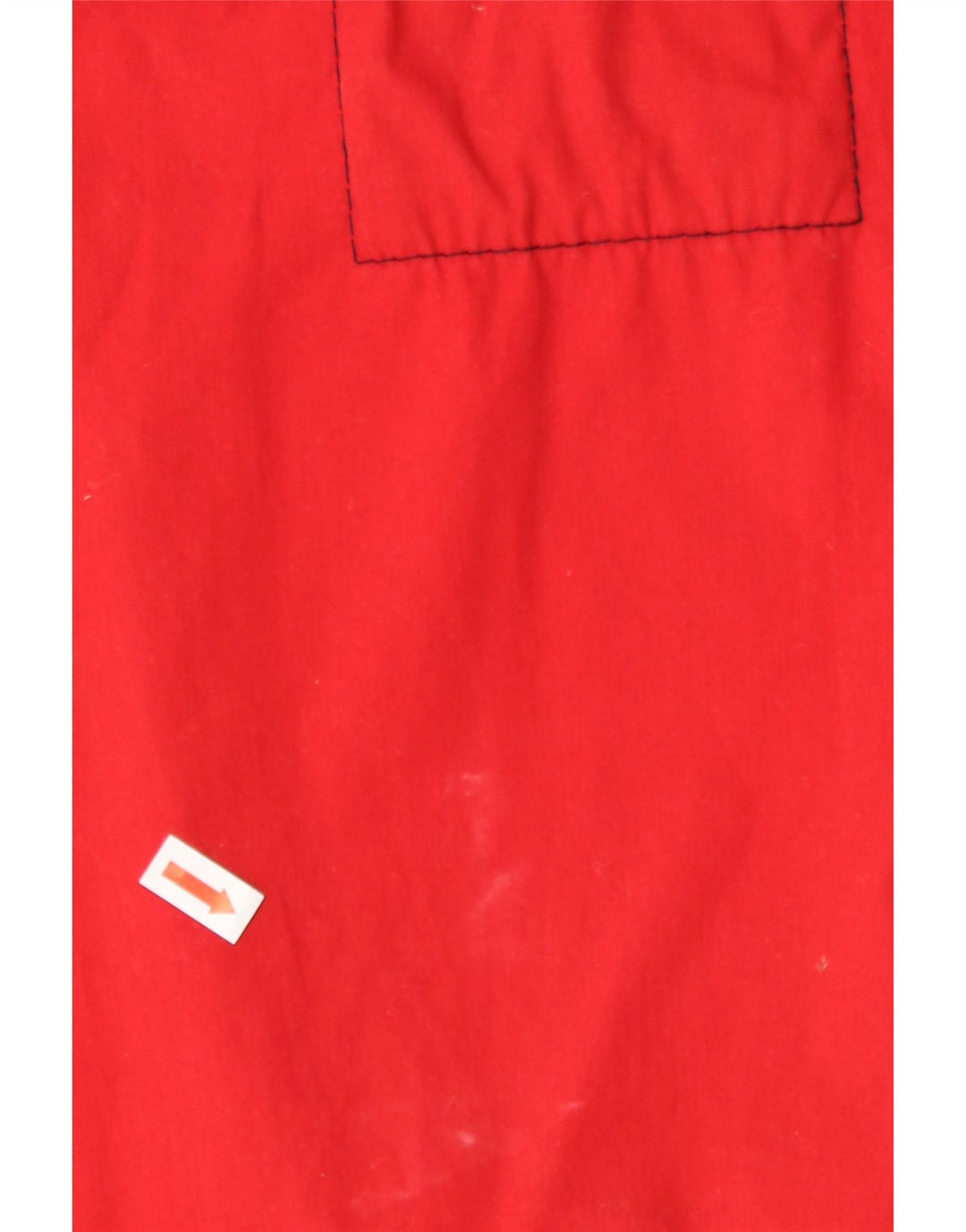VINTAGE Mens Gilet UK 42 XL Red Cotton Vintage Vintage and Second-Hand Vintage from Messina Hembry 
