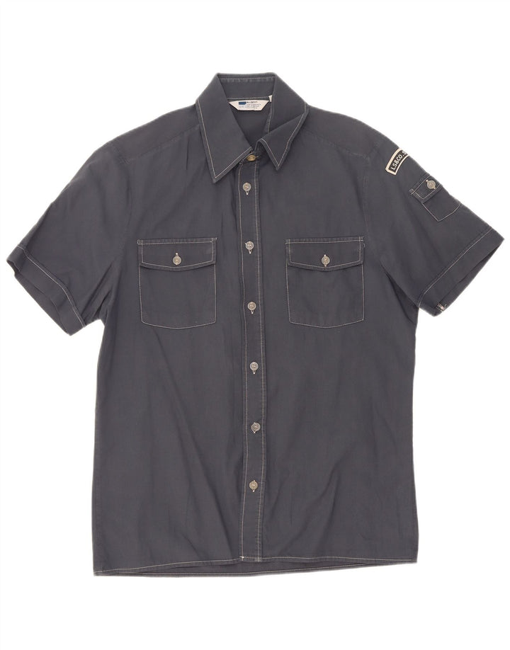 Camisa masculina de manga curta Levi's cinza médio