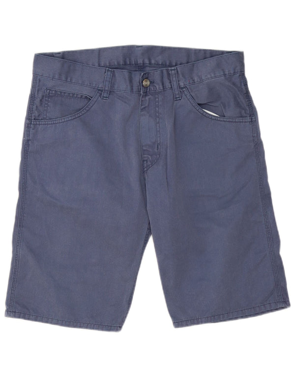 Shorts casuais masculinos Carhartt W32 algodão azul marinho médio