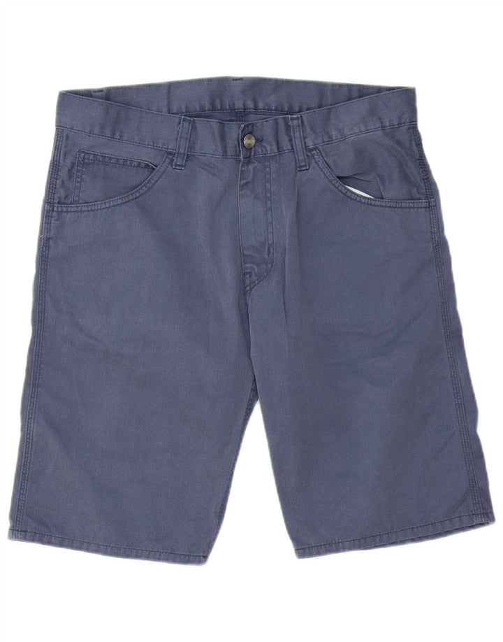 Shorts casuais masculinos Carhartt W32 algodão azul marinho médio