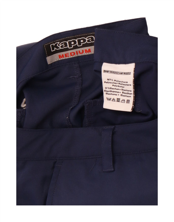 Calça Chino masculina KAPPA reta média W32 L29 poliéster azul marinho