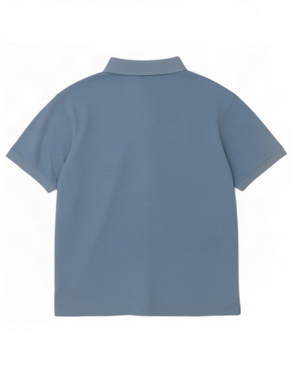 Champion Mens Polo Shirt Large Blue Cotton