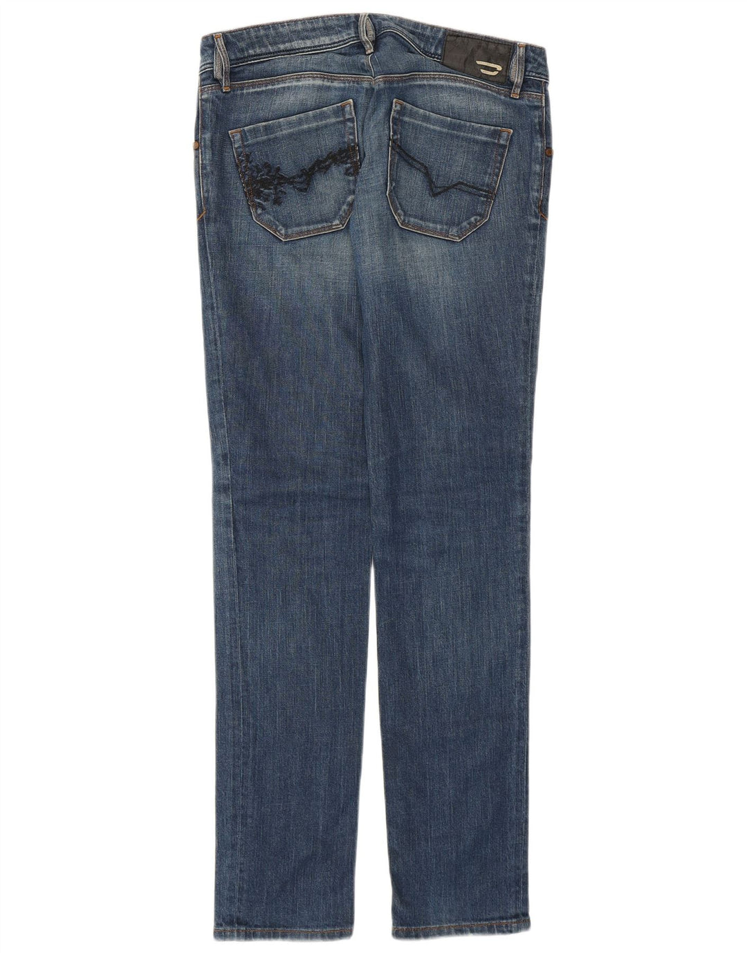 Diesel Feminino Nevy Slim Jeans W27 L32 Azul Algodão