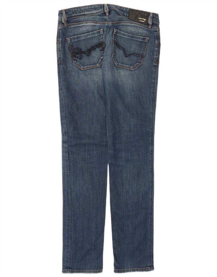 Diesel Feminino Nevy Slim Jeans W27 L32 Azul Algodão