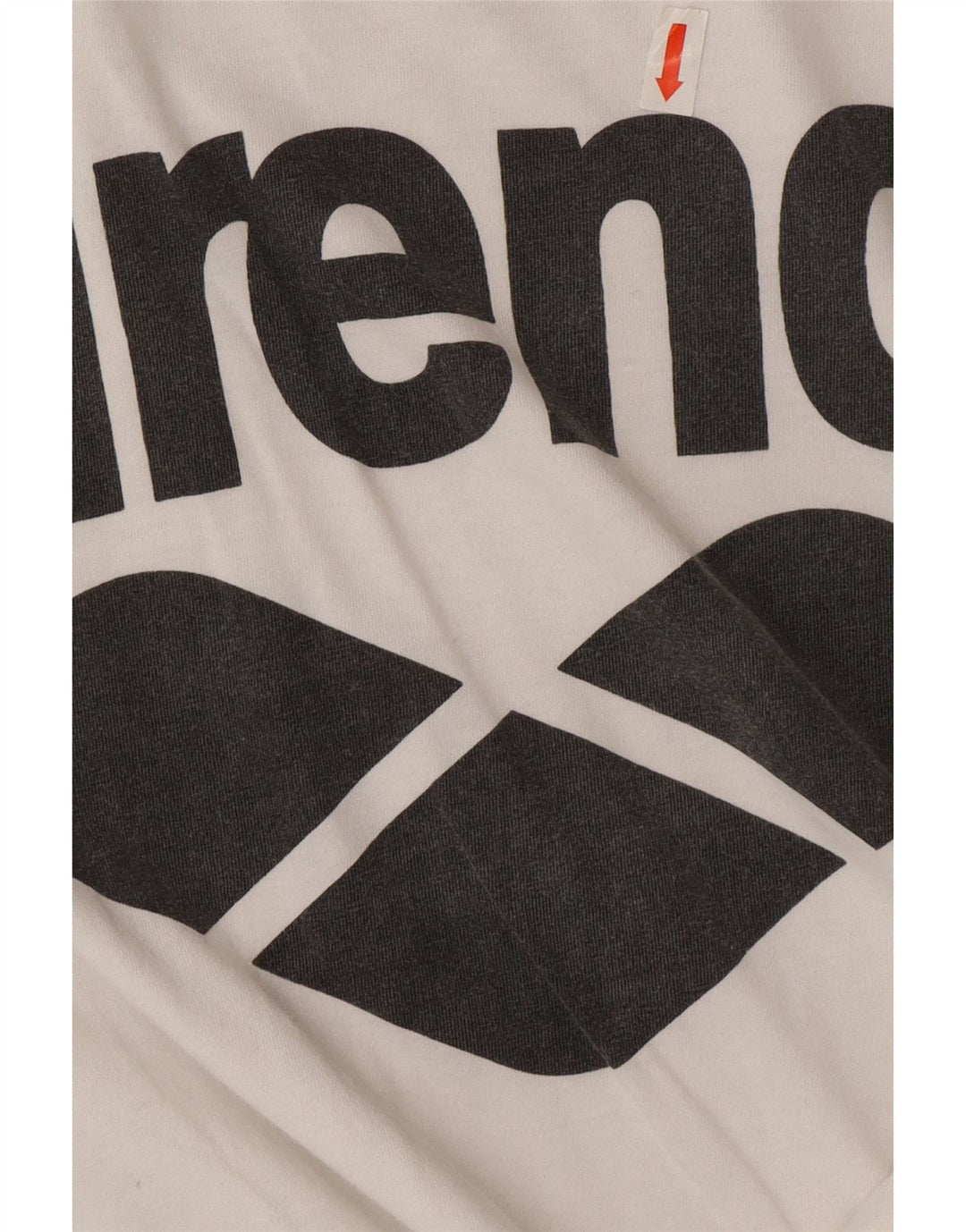 Arena Camiseta masculina gráfica Top médio algodão branco