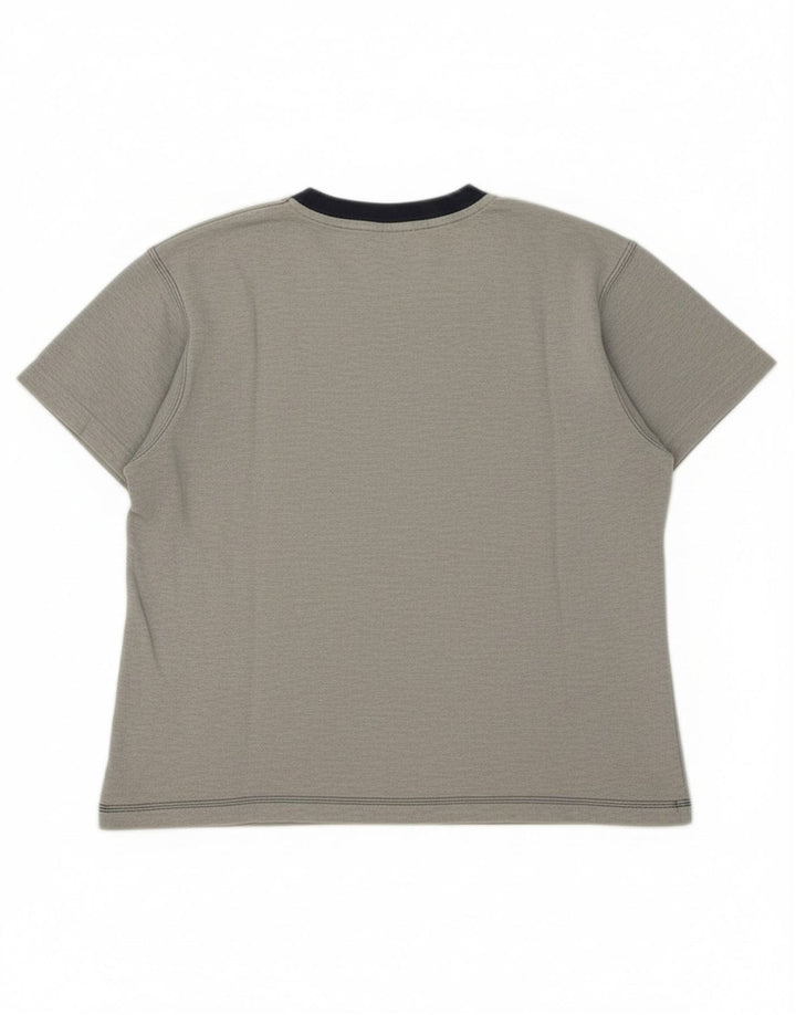 Camiseta ASICS Menino 11-12 Anos XL Cinza Algodão