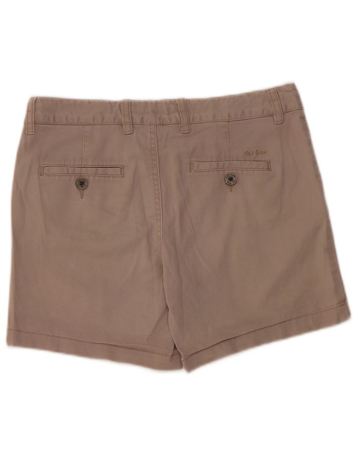 Shorts Chino Feminino Fat Face UK 10 Pequeno W30 Algodão Cinza