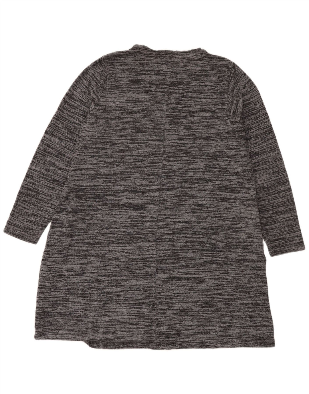 Vestido jumper feminino Marks & Spencer Reino Unido 18 XL poliéster manchado cinza