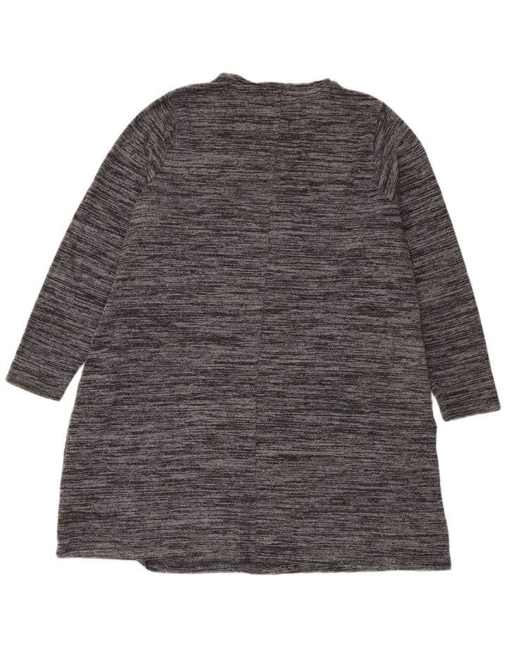 Vestido jumper feminino Marks & Spencer Reino Unido 18 XL poliéster manchado cinza