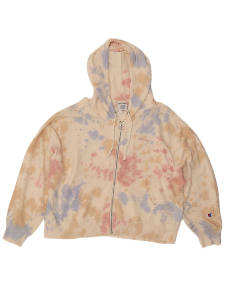 CHAMPION Suéter feminino com capuz e zíper grande UK 18 XL multicolorido
