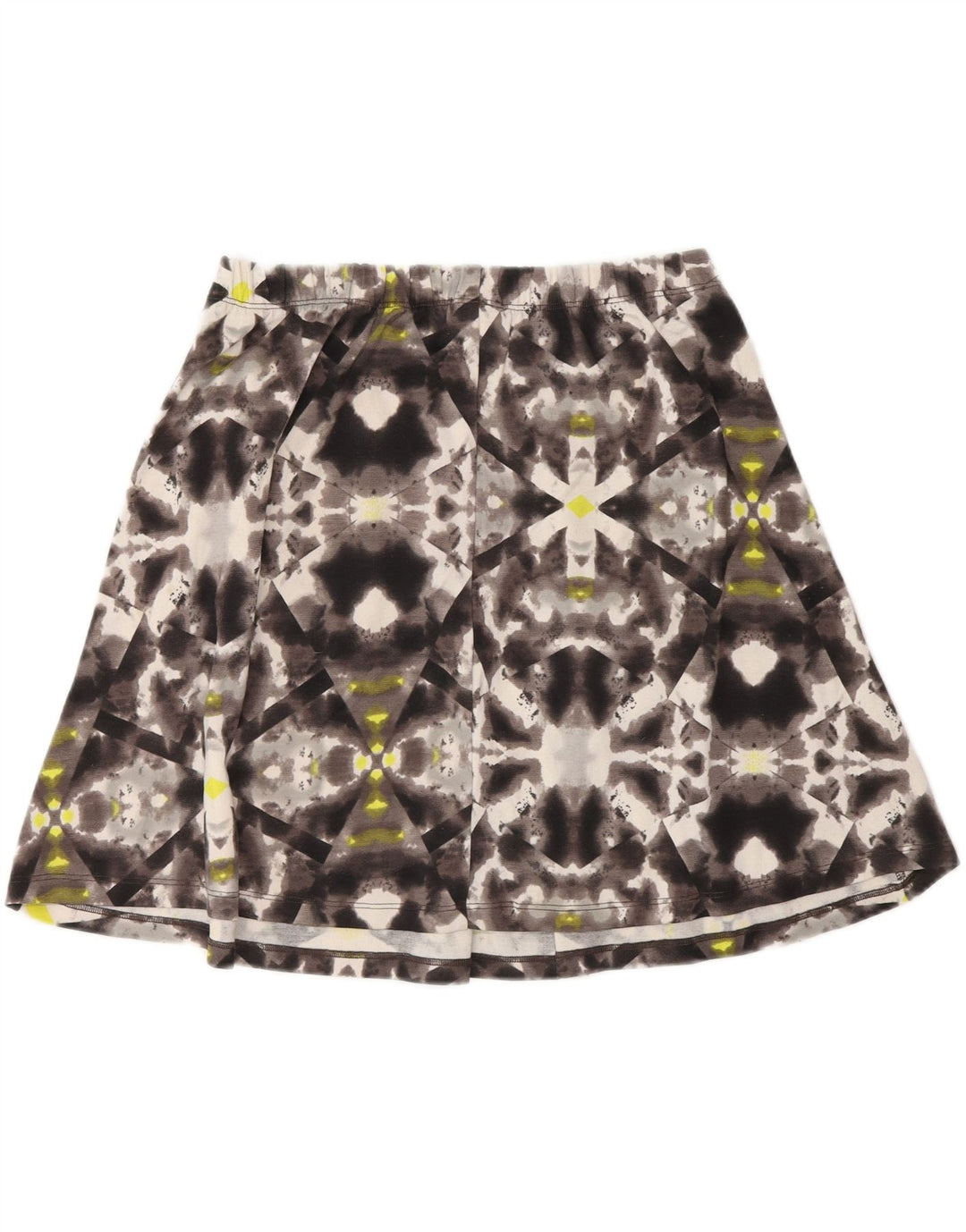 Saia de tênis feminina MOSSIMO UK 10 poliéster tie-dye cinza pequeno