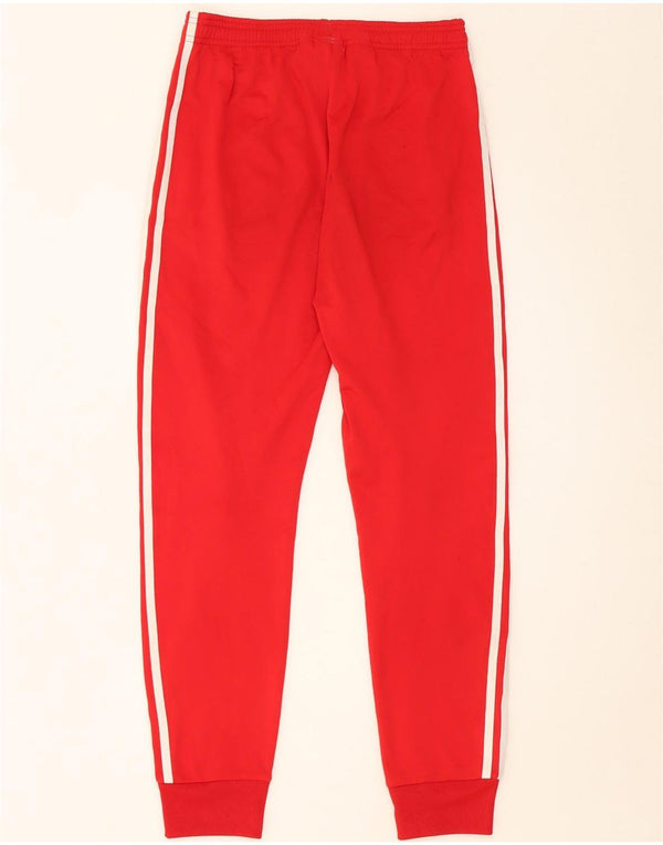 ADIDAS Meninos Calças de Treino Joggers 13-14 Anos Poliéster Vermelho