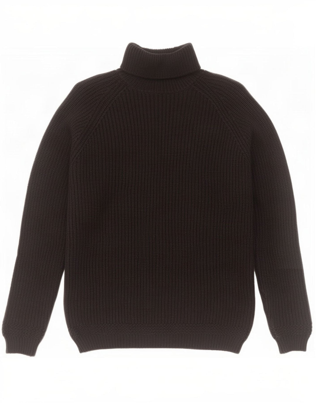 Suéter masculino Zara com gola redonda e algodão preto grande