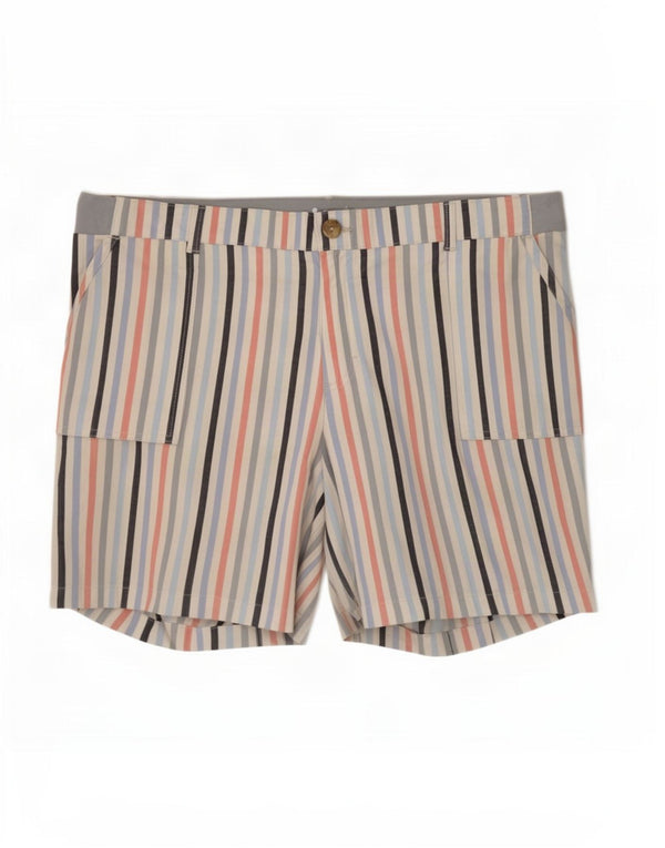Lee Mens Mid Rise Regular Fit Bermuda Shorts XL W40 Multicolorido Listrado