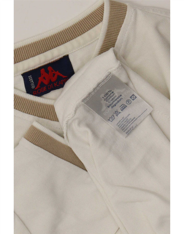 Camiseta masculina Kappa Top XL algodão branco