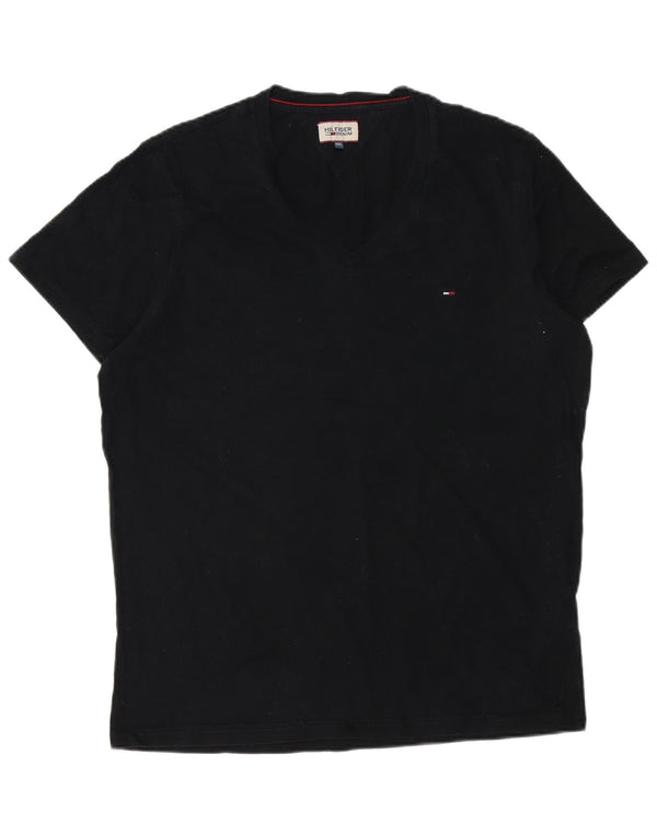Camiseta masculina Tommy Hilfiger Top 2XL algodão preto