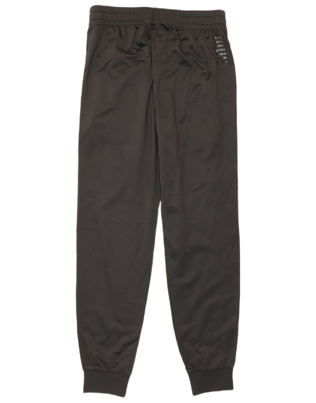 Calça de treino masculina Emporio Armani joggers poliéster preto pequeno