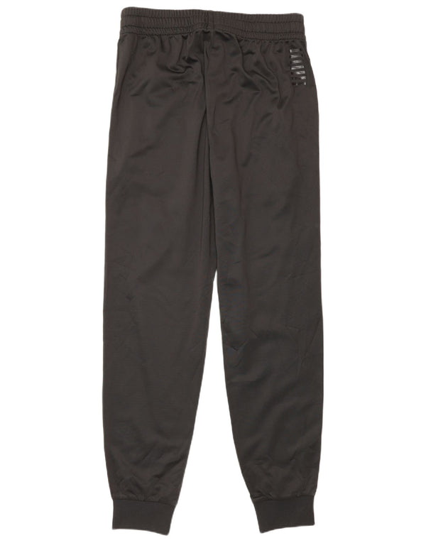 Calça de treino masculina Emporio Armani joggers poliéster preto pequeno