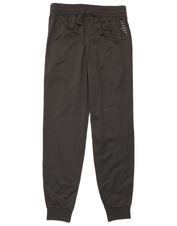 Calça de treino masculina Emporio Armani joggers poliéster preto pequeno